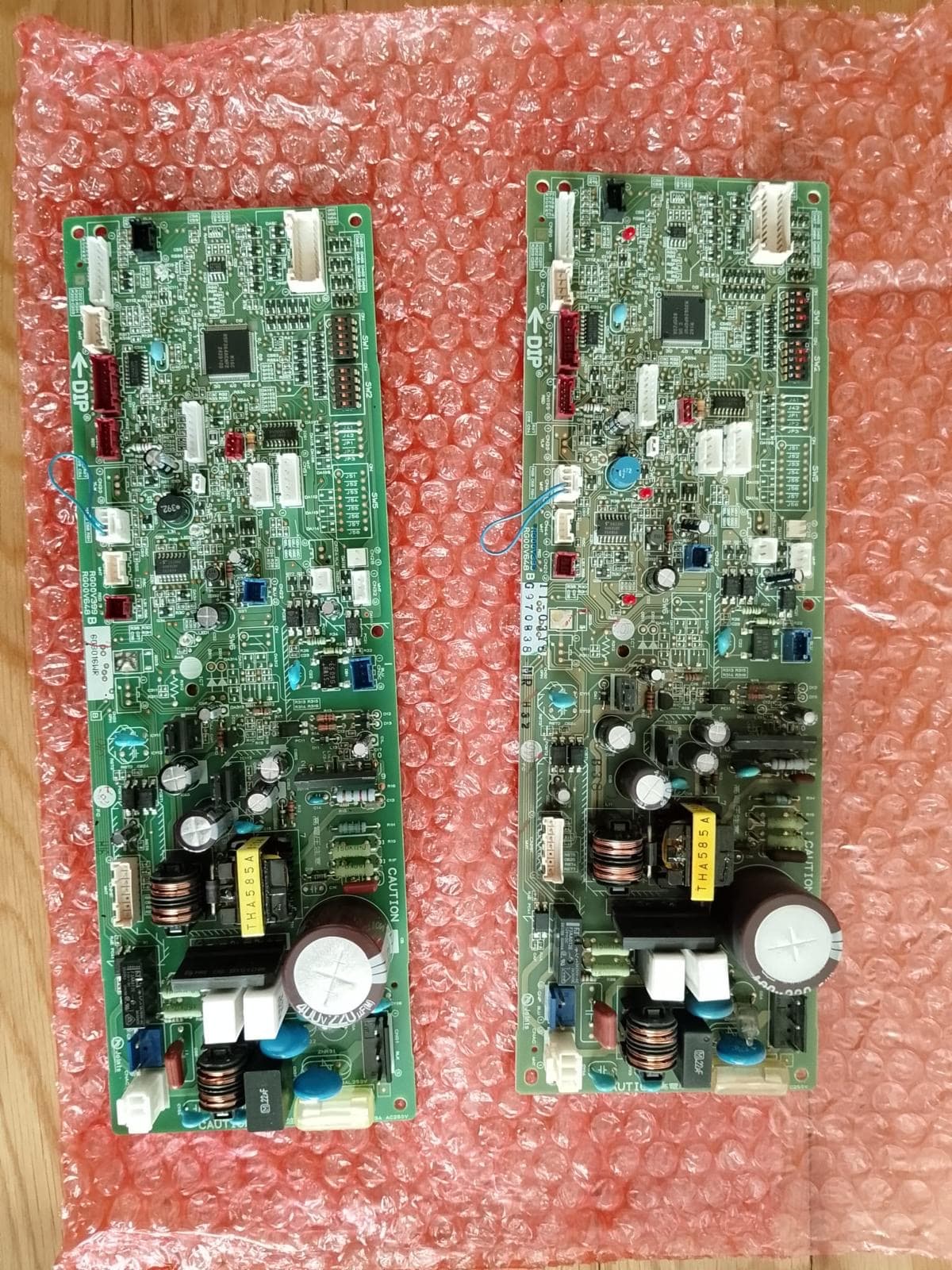 Control board, old and new